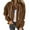 Coffee, variant on Corduroy Jacket Women Drawstring Hooded Pocket Zip Up Jacket Loose Shacket Coat