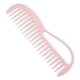 thumbnail image 1 of Peine de dientes anchos para desenredar el cabello, peine para cabello liso, rizado, ondulado y grueso. Rosa, 1 of 9