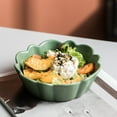 thumbnail image 2 of Qeeadeea Small Round Baking Dish Set Of 2, Colorful Ceramic Pie Pan, Round Pie Dish, Morandi Color Tableware-green-15x15x4.5cm, 400ml, 2 of 7
