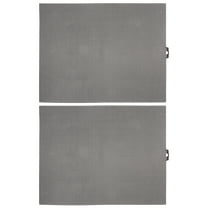 PENIKOKO 2Pcs Cross Stitch Mesh Fabric Black Durable Embroidery Backcloth