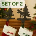 thumbnail image 4 of Park Designs Moose & Tree Stocking Hanger - Set of 2, 4 of 5