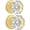 Gold/Polished Brass, variant on Gold Door Knob with Lock, Octagon Crystal Glass Door Knobs for Interior Door, Privacy Function Bathroom Bedroom Door Knobs Interior, Satin Brass Finish