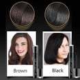 thumbnail image 3 of LUVCLS Crema para el cabello en barra para cubrir raíces grises instantáneas de uso único en color negro y marrón, 3 of 7