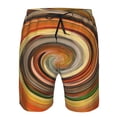 thumbnail image 3 of Goofa Colorful Swirl Printed Mens Swim Trunks Summer Quick Dry Short Beach Swimwear Bathing Suits-XX-Large, 3 of 9