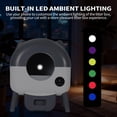 thumbnail image 2 of Automatic Self Cleaning Litter Box, Extra Large Automatic Cat Litter Box Self Cleaning Robot for Cats, Smart Safety Sensors-App Control-Low Noise, Washable Tray, 20 pcs Trash Bag, Dark Gray, 2 of 9