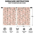 thumbnail image 2 of Blackout Kids Curtains,Pink Fairy Rainbow Pattern Childrens Insulated Curtains Set Of 2,Bedroom Essentials,Toddler Room Decor 42"x54", 2 of 5