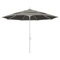 thumbnail image 2 of Parasol de Marché en Aluminium 11 Pieds à Col Inclinable DV avec Passe-Partout Blanc/pacifica/violet, 2 of 5