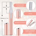 thumbnail image 2 of CHOK Electric Eyebrow Trimmer Eyebrow Hair Remover   Electric Razor Painless Eyebrows Removal-Pink, 2 of 6