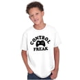 thumbnail image 5 of Control Freak Controller Geek Gamer Crewneck T Shirts Boy Girl Teen Brisco Brands S, 5 of 6