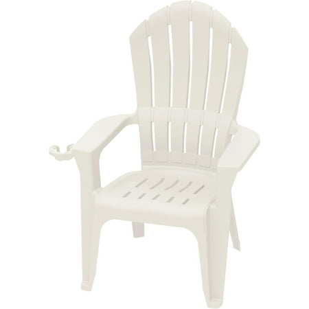 Adams Adirondack Real Comfort Plastic Chair White Walmart Com