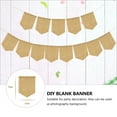 thumbnail image 5 of 1pc Wedding Birthday Party Banner Blank Shield Shape Hanging Banner for Party, 5 of 6