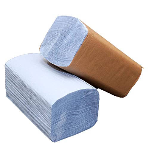 Response Heavy-Weight 2 Ply Streak Free Blue Windshield Towels ? Single Fold Packs, Blue, 2-Ply Bulk Multi-Purpose Paper Towel, Over 2000 Towels per case, (12 Pack Case)