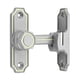 thumbnail image 1 of Cerradura de pestillo de puerta de 90 grados y 180 grados, cerradura de puerta segura para exteriores Plata Luminosa, 1 of 9