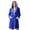Blue, variant on Sheghy Hooded Long Fleece Womens Robe Thick Absorbent Warm Loungewear Bathrobe
