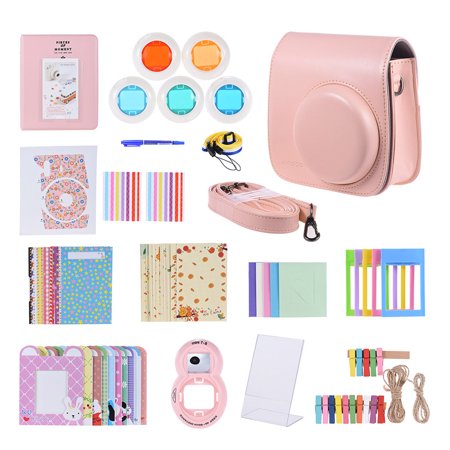 Moobody 14 in 1 Accessories Kit for Fujifilm Instax 88+/8s9 with CaseStrapStickerSelfie LensFilterAlbum3 Kinds Film Table Frame10*Wall Hanging Frame40*Border Sticker2*Corner StickerPen