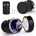 thumbnail image 4 of Cendrier à LED Portable avec Couvercle (2pcs)Noir, 4 of 5