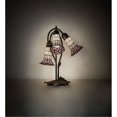 thumbnail image 1 of 16" High Stained Glass Pond Lily 3 Light Accent Lamp, 1 of 1