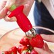thumbnail image 3 of Cuchillo para pelar fresas de cocina, pelador de fresas de acero inoxidable, recolección de hojas de tomate y recolección de núcleo, recolector de frutas, embalaje en bolsa Opp Xemadio ZYY-2680, 3 of 5