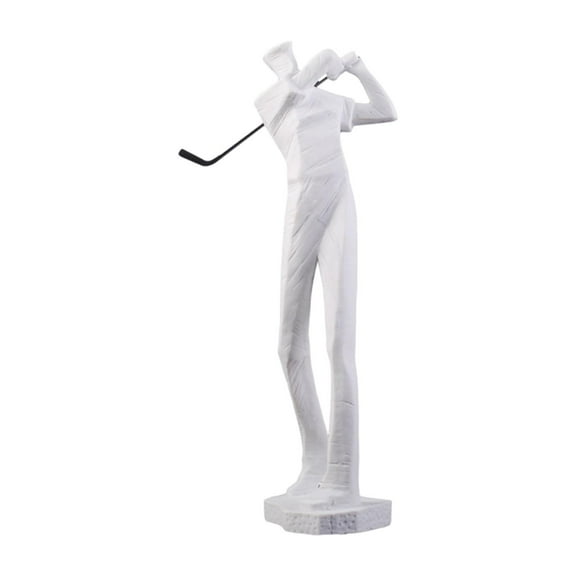 QSTDGVPW Golf Themed Figurine Aesthetic Human Sculpture for Room Wedding Housewaiming 814W