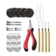 thumbnail image 4 of Herramienta para extensiones de cabello con 500 anillos de silicona para aficionados al bricolaje y peluquería. Color 2, 4 of 9