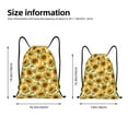 thumbnail image 3 of Bingfone Sunflowers Drawstrings Backpacks Bags for Men Women Gym Drawstrings Bag-Small, 3 of 8