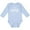 AE-Light Blue, variant on Inktastic It's Home- State of Indiana Outline Boys or Girls Long Sleeve Baby Bodysuit