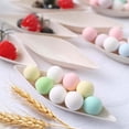 thumbnail image 4 of Efavormart 24 Pack | 5" Mini Boat Shaped Wheat Straw Fiber Appetizer Snack Plates, Biodegradable Dessert Serving Trays, 4 of 11