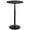 Black-1, variant on XPOPR Bistro Pub Table Round Bar Height Cocktail Table Metal Base MDF Top Obsidian 23.8-Inch Top, 39.5-Inch Height (1, Black-2)