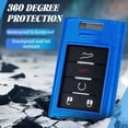 thumbnail image 5 of Key Fob Cover Compatible with Cadillac CTS STS XTS SRX ATS ELR DTS Escalade Corvette 2006-2014 Keychain Case Holder Protector,Blue, 5 of 6