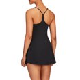 thumbnail image 2 of TheFound Femmes Robe de Sport Bretelles de Couleur Unie Jupe avec Doublure Short, 2 of 10