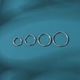 thumbnail image 5 of QQTDFG 24 Pcs Stainless Steel Nose Septum Ring 20G Septum Clicker Hoop Nostril Piercing-Style 1, 5 of 6