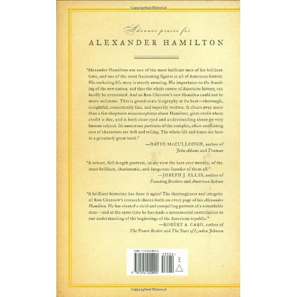 Alexander hamilton by hot sale historian ron chernow
