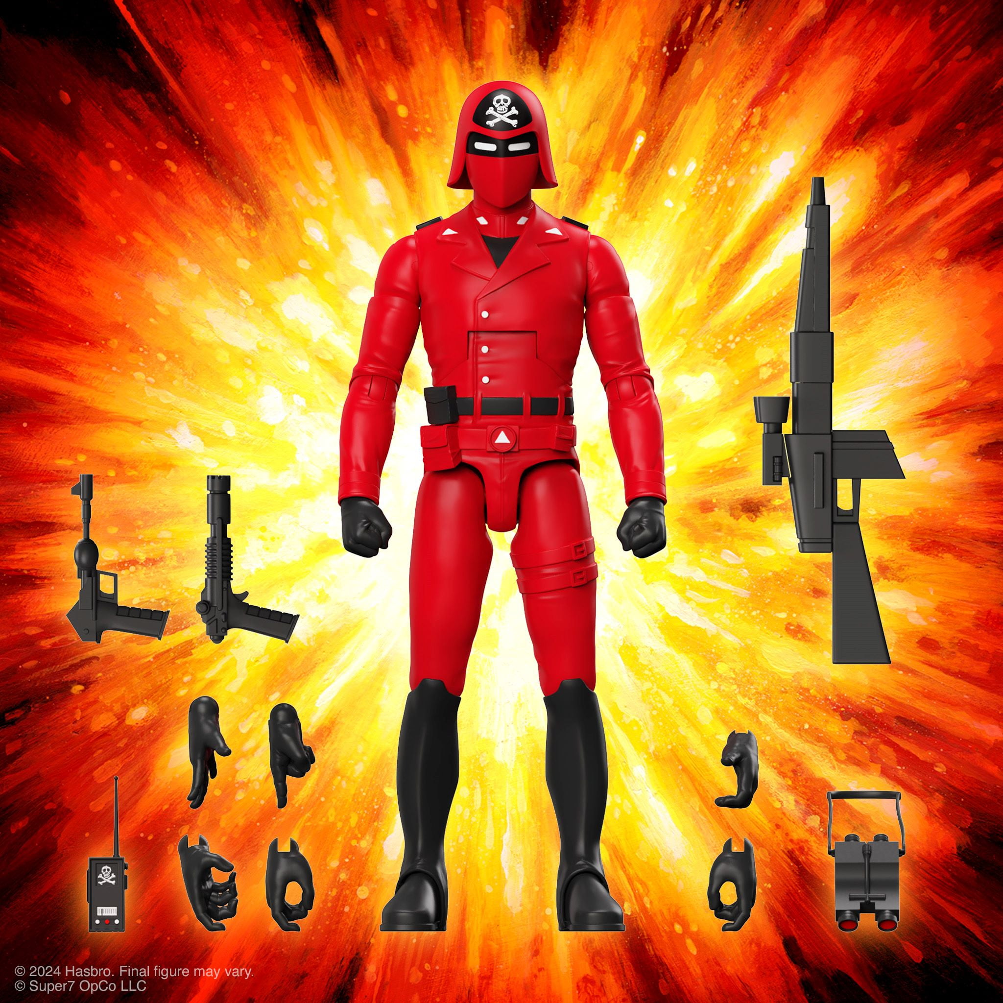Super7 G.I. Joe ULTIMATES! Red Laser Classified Retro Toy