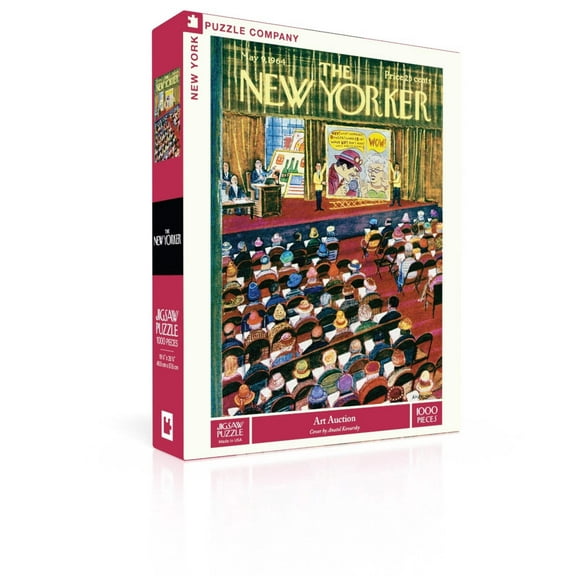 New York Puzzle Company Art Auction 1000 Piece Jigsaw Puzzle