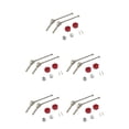 thumbnail image 1 of heritaly Front Drive Shaft Coupler 1:12 Remote Control Car Crawler Upgrade Parts Red 5Set, 1 of 6