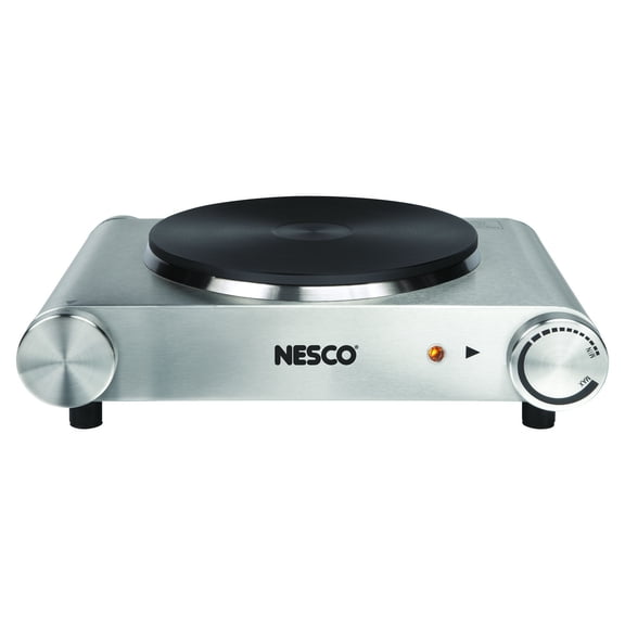 NESCO® SB-01 1500 Watt Ceramic Silver Electric Burner