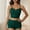 Green, variant on Cami Pajama Set for Women Sexy 2 Piece PJ Set Ribbed Sleepwear Set Short Nightwear with Bow, Limited Time, Under 10 Dollars WX0001