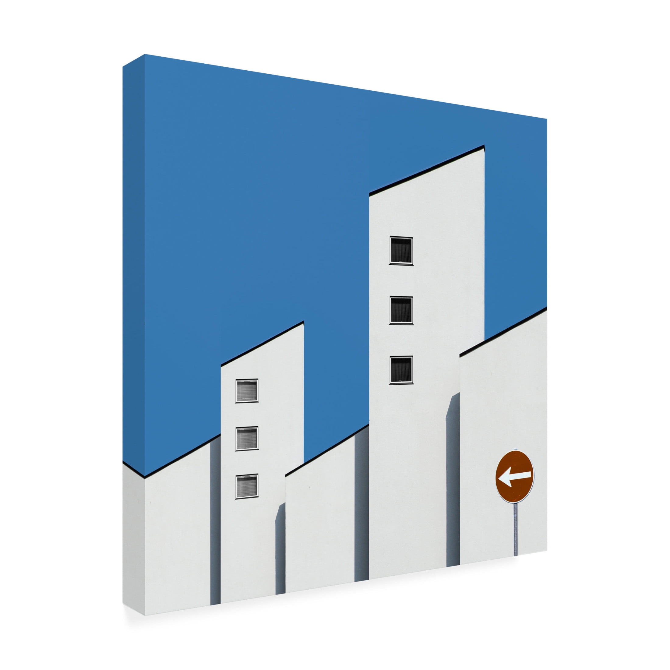 Canvas Wall Art - Inge Schuster 'Architecture' Wall Art for Living Room, Bedroom, or Office D?cor by Trademark Fine Art - 18 x 18 Inches