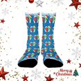 thumbnail image 1 of Festive Kids Athletic Socks with Print, Durable Everyday Wear Socks for Young Athletes, Comfort, 1 of 3