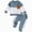H554-Sky Blue, variant on TOWED22 Toddler Baby Boy Outfits Long Sleeve Contrast Color Sweatshirt Pants Autumn Winter Clothes Set,Sky Blue,12-18 M