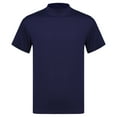 thumbnail image 4 of Yeahdor Chandail Col Roulé pour Hommes, T-shirt à Manches Courtes Ajusté, Bleu m, 4 of 7