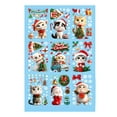 thumbnail image 1 of pitrice 9pack/lot Christmas Window Stickers Reusable Snowman Print Decoration Christmas Stickers For Windows E, 1 of 6