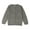 Gray, variant on Unisex Toddler Baby Boys Girls Solid Color Cotton Knit Cardigan, Long Sleeve Crew Neck Button-Down Sweater for 0-6 Years, Spring Fall Uniform Layering Top for Daily Wear & School Outfits, Blue 100