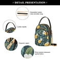 thumbnail image 4 of FORMRS Crossbody Bag for Women Quilted Travel Shoulder Cell Phone Purse with Chain Strap Handbag, Yellow Lemons, 4 of 7