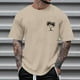 thumbnail image 1 of Tops para hombre, blusas y camisas de cuello redondo y manga corta para hombre, blusas casuales de cuello redondo con estampado de moda para hombre, blusas de cuello redondo y manga corta para hombre., 1 of 4