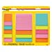 thumbnail image 3 of 3M Post-it Super Sticky Notes, Assorted Sizes, 15 Pads, 2x the Sticking Power, Supernova Neons Collection, Lined (4423-15SSMIA), 3 of 10