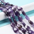 thumbnail image 2 of Natural Amethyst Beads Strands Teardrop 17.5~18x13x6mm Hole: 1.2mm about 22pcs/strand 15.24 inch(38.7cm), 2 of 5