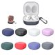 thumbnail image 2 of Funda protectora para auriculares de silicona suave antiarañazos compatible con Bluetooth para Samsung Galaxy Buds 2/Live/Pro, verde oscuro, 2 of 5