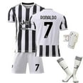 thumbnail image 1 of Kits de fútbol para niños Camiseta de fútbol Camiseta de entrenamiento Traje 21/22 - Christiano Ronaldo Juventus-Home-22 120*130CM BmatwkZeng Bmatwe Jersey, 1 of 2