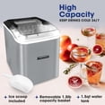 thumbnail image 2 of Máquina de hielo Nostalgia Thermostar automática autolimpiante plateada, 2 of 7
